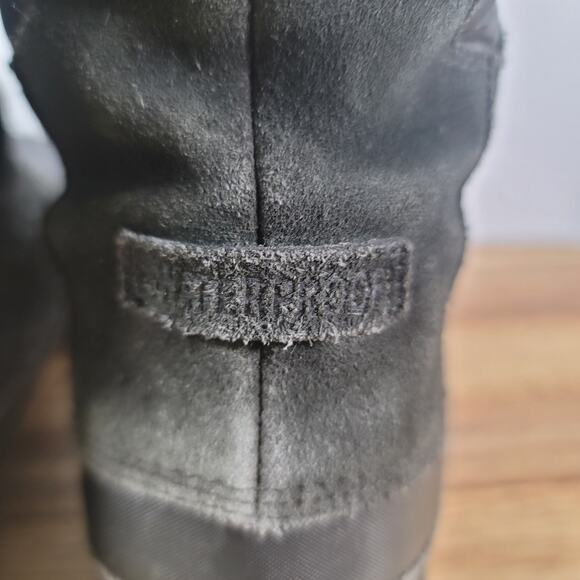 THE NORTH FACE Womens Nuptse Purna Black PrimaLoft Snow Boots Size 7 Faux Fur - Picture 8 of 16